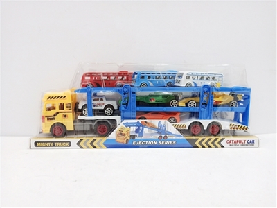 Inertial car ejection three-layer drag head with (yellow, blue) - OBL730028