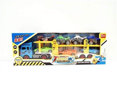 Inertial drag belt ejection head car (yellow, blue) - OBL730051