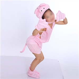 Pink pig costumes for children - OBL730177