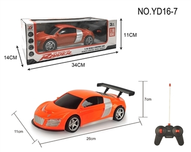 (new) four-way remote control the audi R8 1:16 - OBL730196