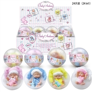 High-grade green eggs with 6 inch evade glue dolls bottles tableware - OBL730337