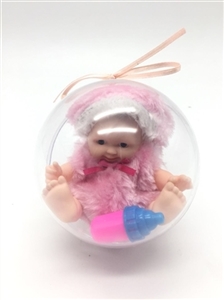 Environmental protection PVC ball eggs 12 cm evade glue 3 d plush really eyes baby bottles - OBL730342
