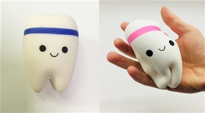 慢回弹PU牙齿 - OBL730510