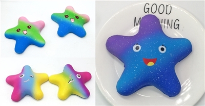 慢回弹PU彩色五角星 - OBL730549