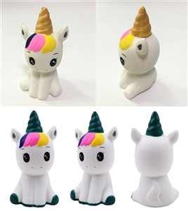 慢回弹PU白色独角兽 - OBL730551