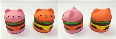 慢回弹PU猫头汉堡 - OBL730556