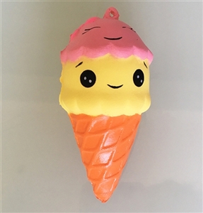 慢回弹PU小号笑脸冰淇淋 - OBL730570