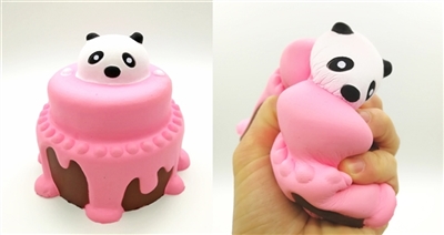 慢回弹PU熊猫三层蛋糕 - OBL730580