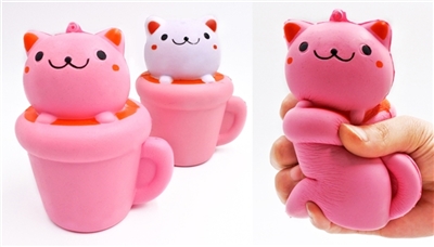 慢回弹PU大号猫杯 - OBL730588