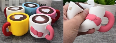 慢回弹PU爱心咖啡杯 - OBL730589