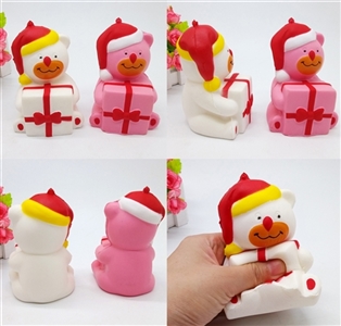 慢回弹PU圣诞小熊 - OBL730623