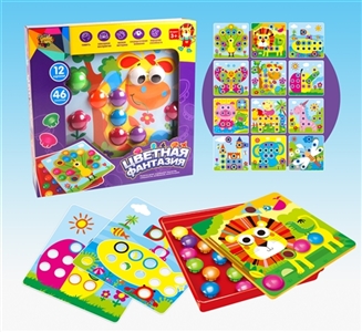 Russian mushrooms nails puzzle (including 12 card) - OBL730760