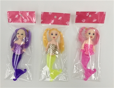 Solid body double horse three inches mermaid dispensing clothes Multicolor conventional - OBL731307