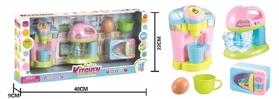 Electric lights. Music. Water dispenser. Mixer. Microwave set of zhuang - OBL731611