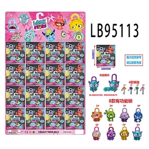 3 inch stars lock eight doll doll only 1 bag of key tin, 20 only one big board (1) 3 inch doll with  - OBL732046