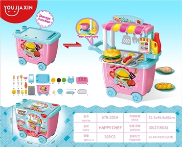 Happy hands push western food - OBL732120