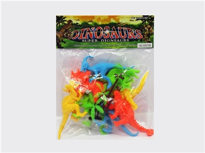 6 inch color dinosaurs, - OBL732153