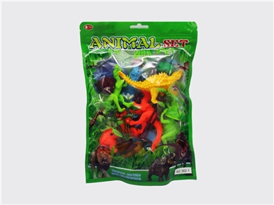 6 inch color dinosaurs, - OBL732157