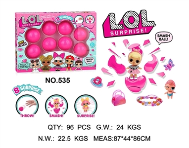 Smashers window box burst ball fell fall LOL surprise baby eight figures - OBL732268