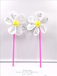 10 only 1 bag of small white windmills - OBL732309