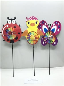 Cartoon animal gallas a windmill - OBL732320