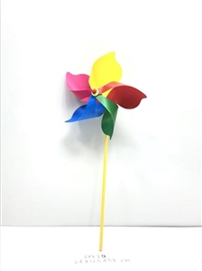 Assembled 26 cm wide five-color volume windmills - OBL732322