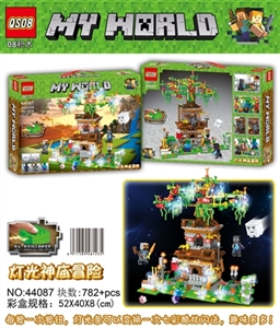The new 782 PCS light temple adventure of my world - OBL732383