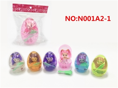 2 inch any glue clothes real body small KaiLiShuang comb horsetail with eggs - OBL732570