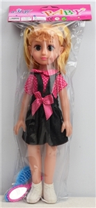 14 inch empty handed live eye fashion girl with IC comb with mirror - OBL732645