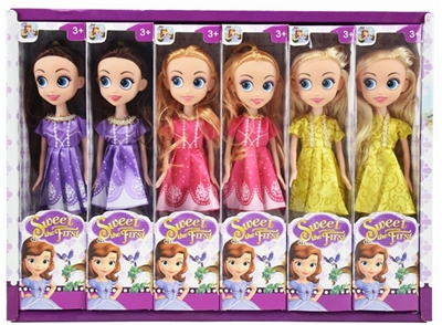 9 inch real princess Sophia 12 dress - OBL732667