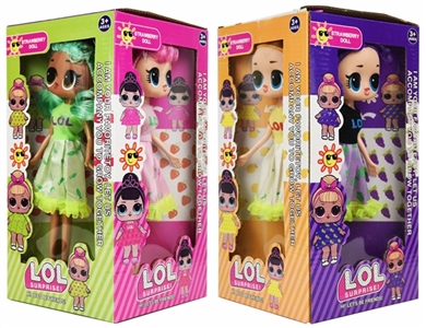 9.5 -inch doll with surprise fruit (clothes in the sun to change color) - OBL732669
