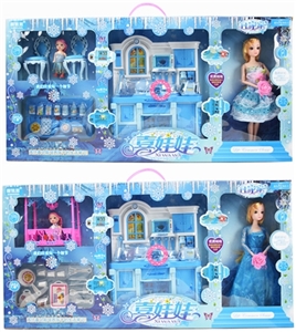 With the light music kitchen barbie (2, orange) - OBL732750