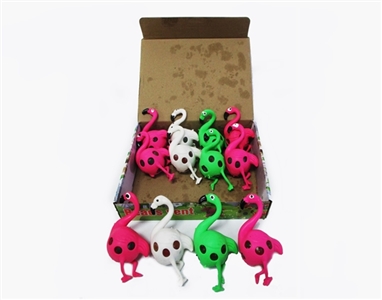 盒庄12只火烈鸟手捏彩珠球 - OBL732842