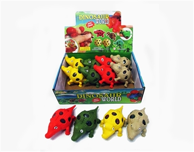 盒庄12只鳄鱼手捏彩珠球 - OBL732843