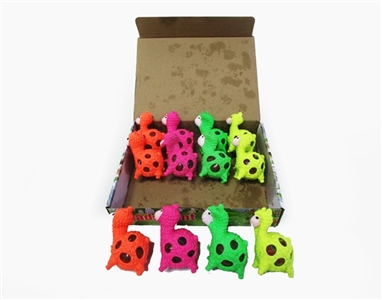 盒庄12只羊驼手捏彩珠球 - OBL732845