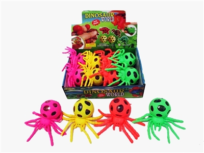 盒庄12只大蜘蛛手捏彩珠球 - OBL732848