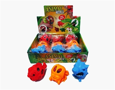 盒庄12只怪物手捏彩珠球 - OBL732854