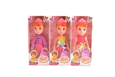 Three conventional 9 inches music empty handed salon Nancy Disney princess dolls handbag - OBL733078