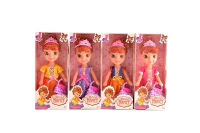 4 conventional 3 d eye 9 inches music salon Nancy Disney princess dolls handbag evade glue - OBL733081