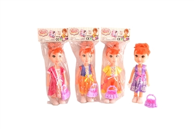 4 mixed bags and 9 inches music empty handed salon Nancy Disney princess dolls handbag - OBL733083