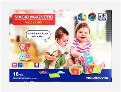 Ever changing magnetic blocks (16 PCS) - OBL733374