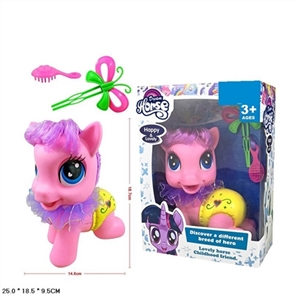 Evade glue oversized balloons cartoon horse with a mask with a comb - OBL733395