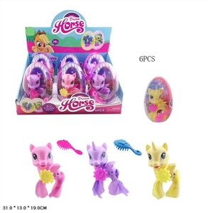 High quality PVC plastic olive big egg evade glue alone the wildebeest polyster with horse comb with - OBL733413