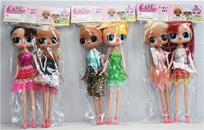 9寸惊喜娃娃双人（三款混装） - OBL733432