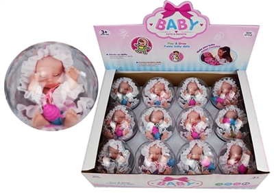 搪胶5寸睡娃/12只装 - OBL733446