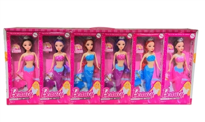 High-grade 14 inch solid body mermaid three 12 PCS - OBL733471