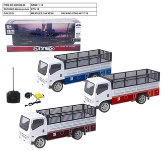 1:10白玻璃遥控大货车 带电 - OBL733517