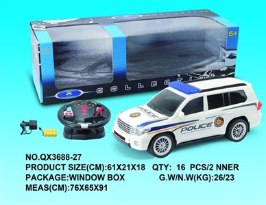 1：12丰田四通遥控警车 带电 - OBL733630