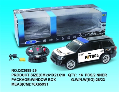 1：12丰田四通遥控警车 带电 - OBL733632