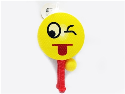 Smiling face sponge rackets expression (2) - OBL733666